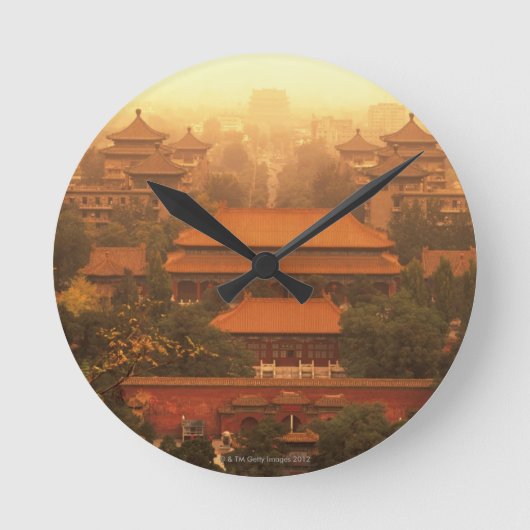 紫禁城 ラウンド壁時計 (正面)