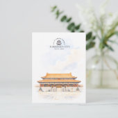 紫禁城 太和殿 旅行 ポストカード (スタンド正面)