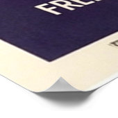 紫禁惑星1956ヴィンテージ映画 ポスター (角)