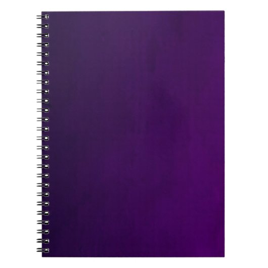 紫空白のの日記を作成する ノートブック (正面)