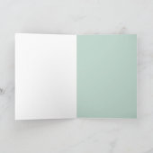 紫空白の/緑/青/黒のパターンに感謝 サンキューカード (内部)