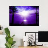 紫空 ポスター (ホームオフィス)