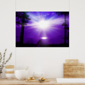 紫空 ポスター (キッチン)