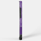 紫立エレガント日本の和柄 SAMSUNG GALAXYケース (右側面)