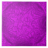 紫糸セラミックタイル タイル (正面)