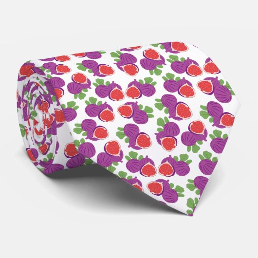 紫紅色の無花果 ネクタイ (ロール)