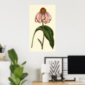 紫紅花 ポスター (ホームオフィス)