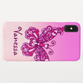 紫紅蝶という少女 Case-Mate iPhoneケース (裏面(横))