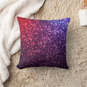 紫紅青スパークリーグリッター枕 クッション (ブランケット)