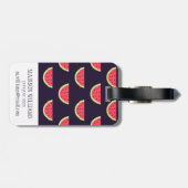 紫紋様ネオンスイカ ラゲッジタグ (裏面横)