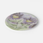 紫素晴らしの水色 ペーパープレート (アングル)