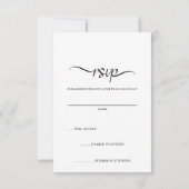 紫素晴らしアイリス水彩フローラ結婚ズ 出欠カード (裏面)