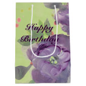 紫素晴らし水色イベント紙製品 ミディアムペーパーバッグ (裏面)