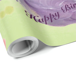 紫素晴らし水色イベント紙製品 ラッピングペーパー