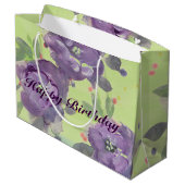 紫素晴らし水色イベント紙製品 ラージペーパーバッグ (裏面アングル)
