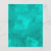 紫素朴とターコイズのフローラ結婚 チラシ (裏面)