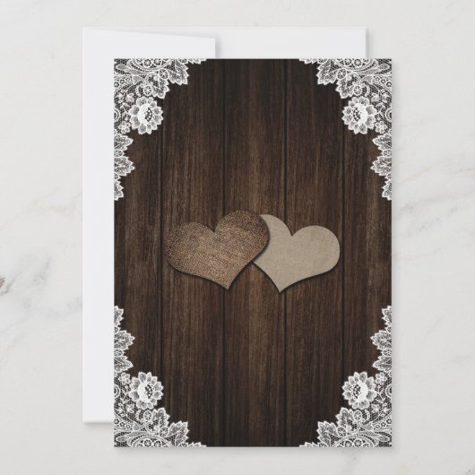 紫素朴と青のフローラ結婚式招待状 招待状 (裏面)