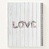 紫素朴の花レシピ本 ノートブック (裏面)