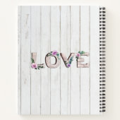 紫素朴の花レシピ本 ノートブック (裏面)