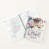 紫素朴の花レシピ本 ノートブック (内部)