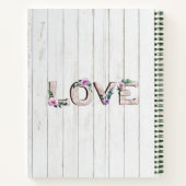 紫素朴の花レシピ本 ノートブック (裏面)