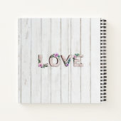 紫素朴の花レシピ本 ノートブック (裏面)