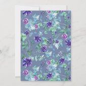 紫素朴アネモンスブケ結婚ーズ セーブザデート (裏面)