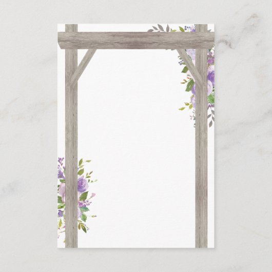 紫素朴フローラ結婚詳細 エンクロージャーカード (裏面)
