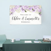 紫素朴白フローラ結婚ズ 横断幕 (トレードショー)