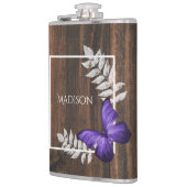 紫素朴蝶フラスコ フラスク (左)