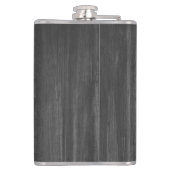 紫素朴蝶フラパーソナライズされたスコ フラスク (裏面)