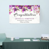 紫紫フローラモダン卒業生 横断幕 (トレードショー)