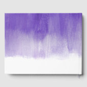 紫紫外モダンsweet sixteenカスタム ゲストブック (裏面)