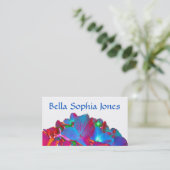 紫紫紫紫紫紫紫紫紫紫紫花フローラ 名刺 (スタンド正面)