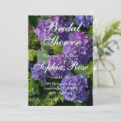 紫紫紫紫紫紫紫紫紫紫紫陽花ブライダルシャワー 招待状 (スタンド正面)