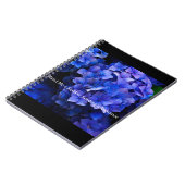 紫紫紫紫紫紫紫紫紫紫陽花&パスファンのモチーフ ノートブック (左側)