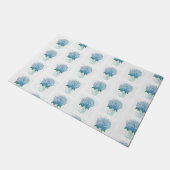 紫紫紫紫紫紫紫紫紫陽花 ドアマット (アングル)