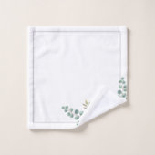 紫紫紫紫紫紫紫紫陽花ユーカリ浴室用タオルセット バスタオルセット (ウォッシュタオル)