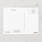 紫紫紫紫紫紫紫紫陽花 ポストカード (裏面)