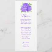 紫紫紫紫紫紫紫花束水彩フラワーメニュー メニュー (正面)