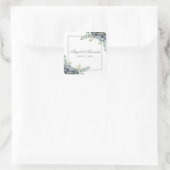 紫紫紫紫紫紫紫陽花ユーカリ広場 スクエアシール (バッグ)