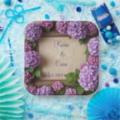 紫紫紫紫紫紫紫陽花 ペーパープレート (パーティー)