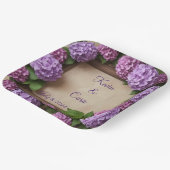 紫紫紫紫紫紫紫陽花 ペーパープレート (傾斜あり)