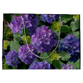 紫紫紫紫紫紫色紫陽花 ラージペーパーバッグ (裏面)