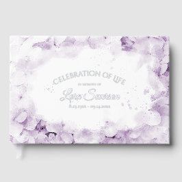 紫紫紫紫紫陽花お祝いオブライフ ゲストブック