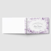 紫紫紫紫紫陽花お祝いオブライフ ゲストブック (全面)