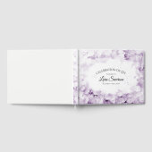 紫紫紫紫紫陽花お祝いオブライフ ゲストブック (全面)