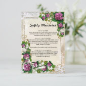 紫紫紫紫紫陽花とレース安全対策 エンクロージャーカード (スタンド正面)