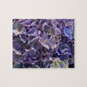 紫紫紫紫紫陽花オリジナル写真ユニーク ジグソーパズル (横)