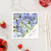 紫紫紫紫紫陽花カスタ結婚マイズ スタンダードカクテルナプキン (インサイチュ)